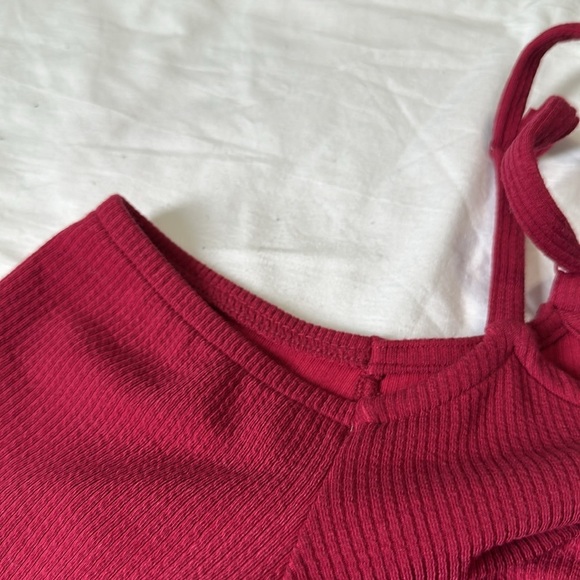 LANE BRYANT COLD SHOULDER LONG SLEEVE RIBBED BODYCON MIDI DRESS Sz 18/20 - Picture 7 of 7